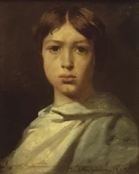 Retrato de un niño, o El molinero de colores del artista